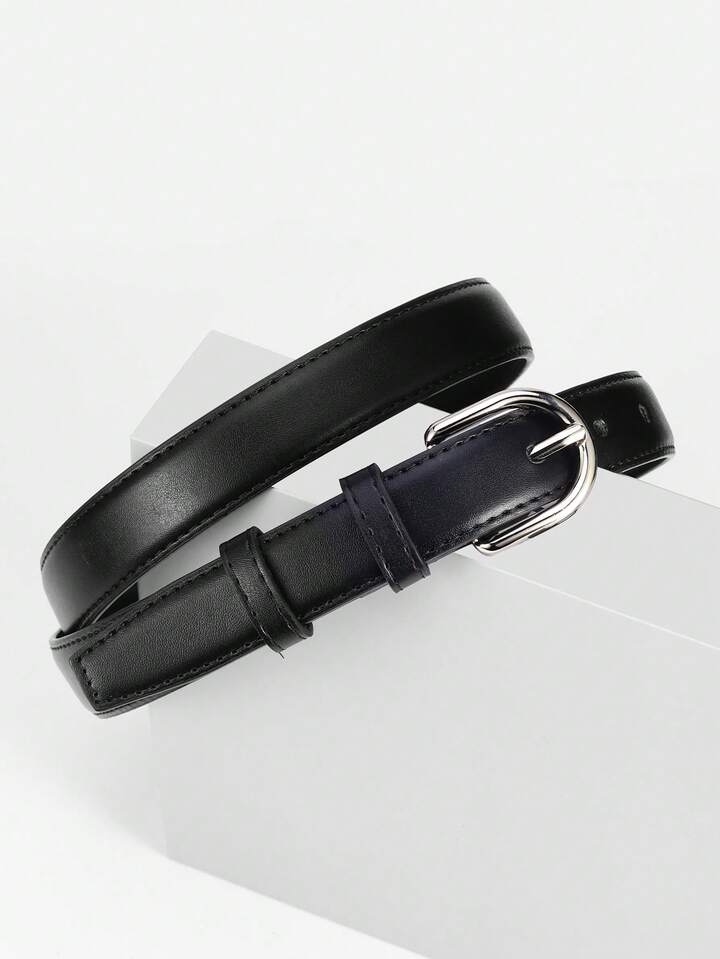 Silver Buckle Belt for Timeless Everyday Styling