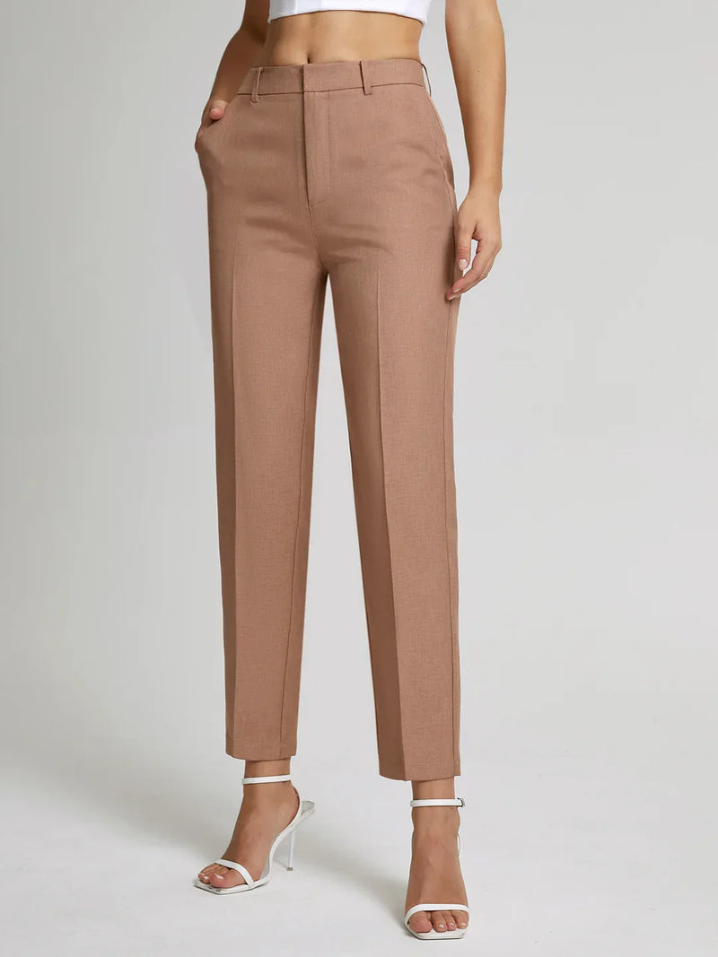Elegant Ankle-Length Tailored Pants