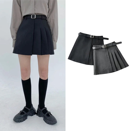 Pleated Skirt Short Skirt