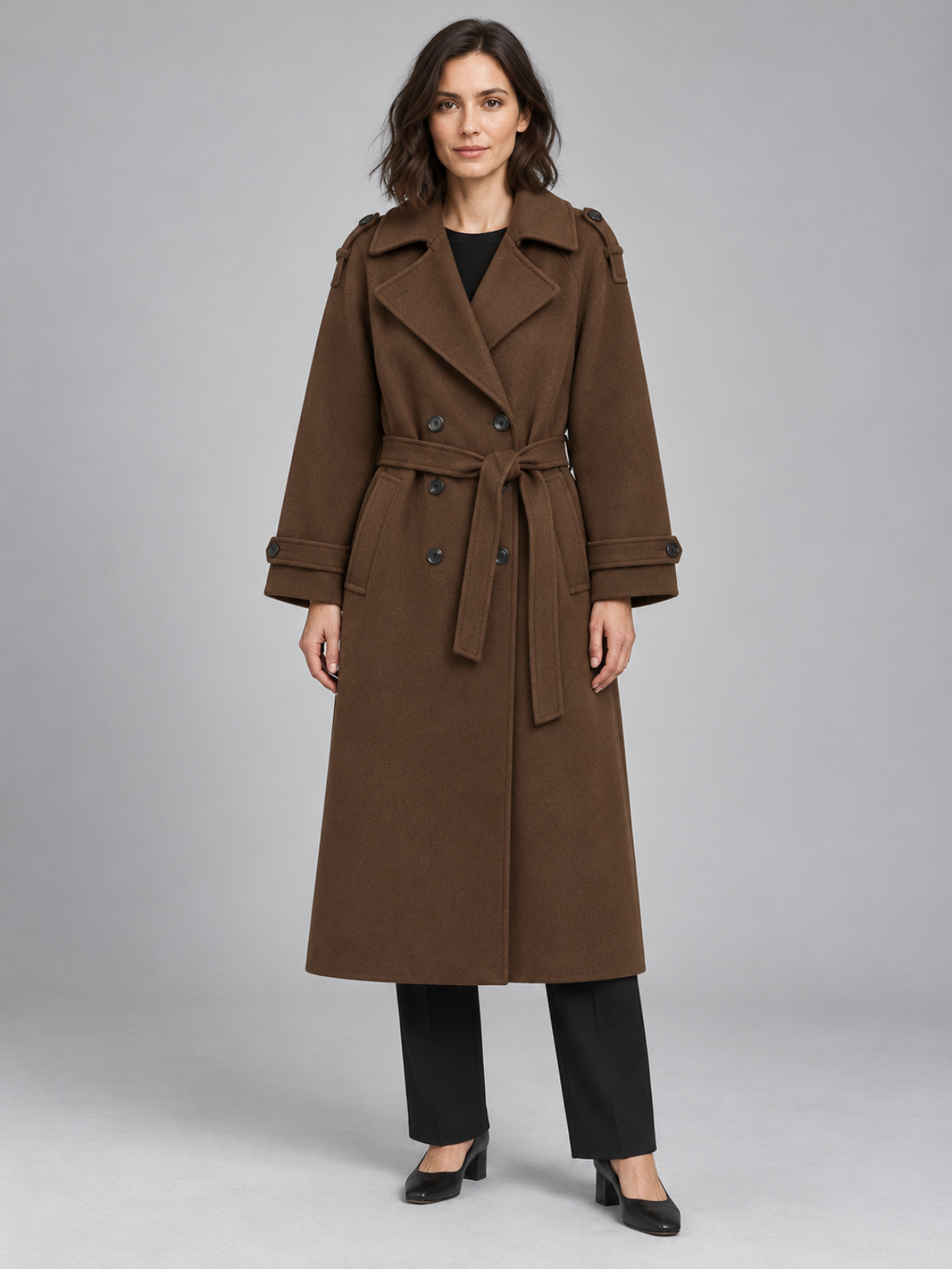 Double-Breasted Everyday Coat