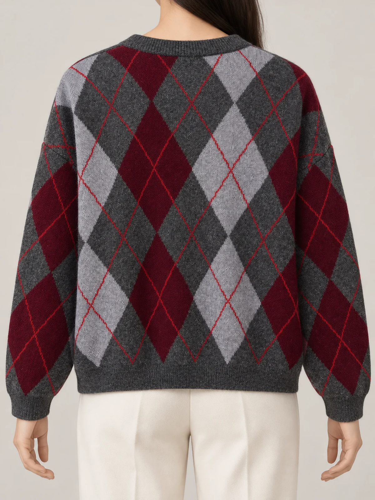 Blair Argyle Knit Sweater