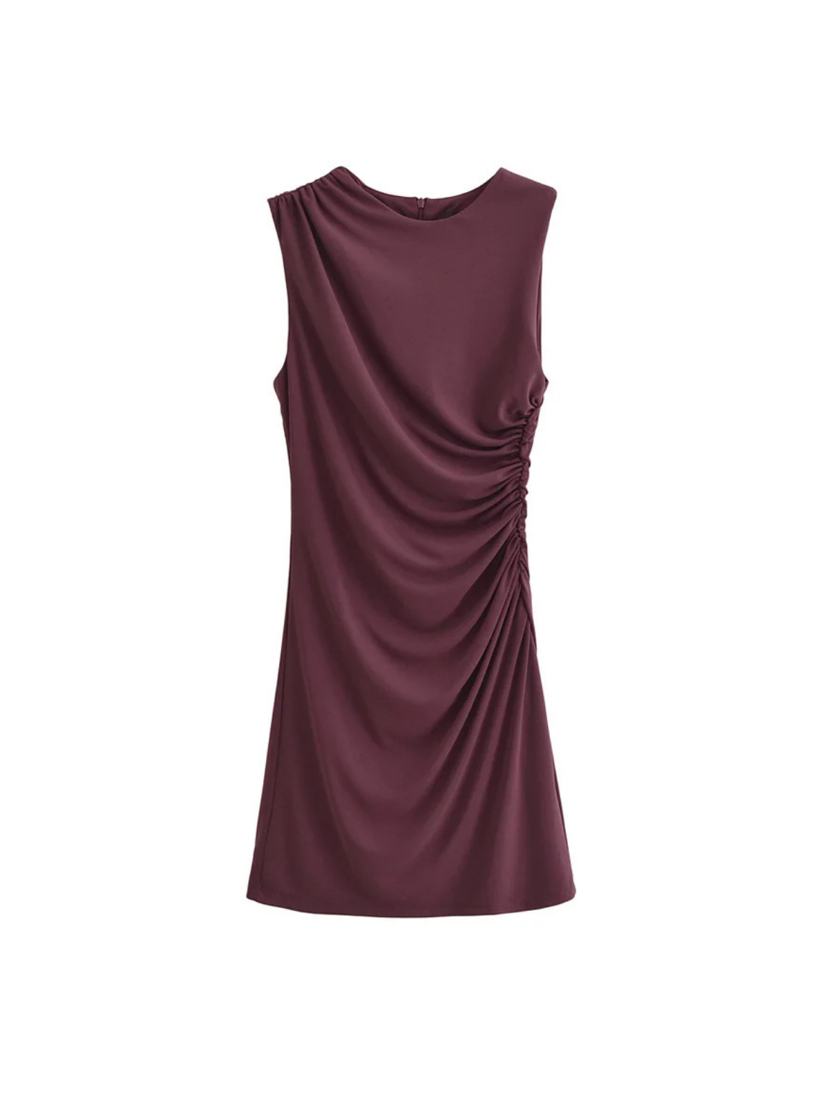 Elegant Style Draped Mini Mirage Dress