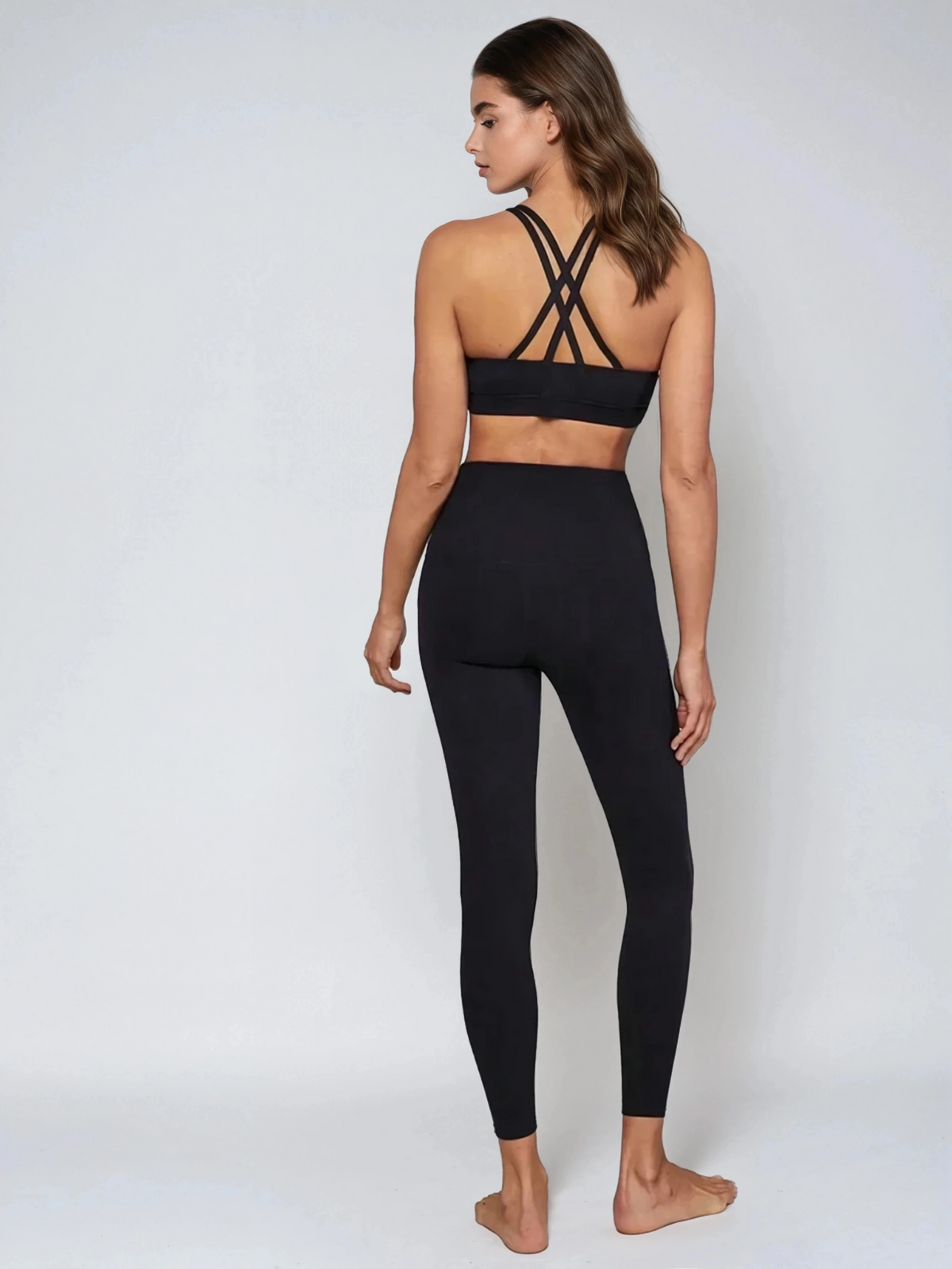 Ultra High Rise Leggings With 4 Way Stretch Non See Through Buttery Soft Tactel Fibre Pocket